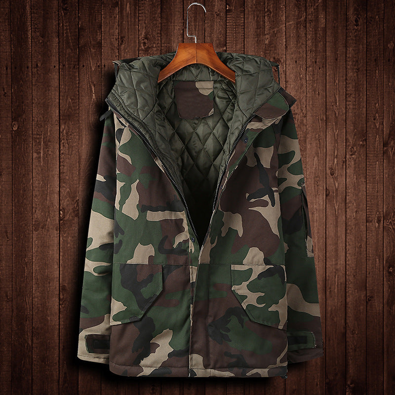 Winter Camouflage Baumwolljacke Herren