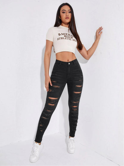 All-Match-Skinny-Jeanshose für Damen