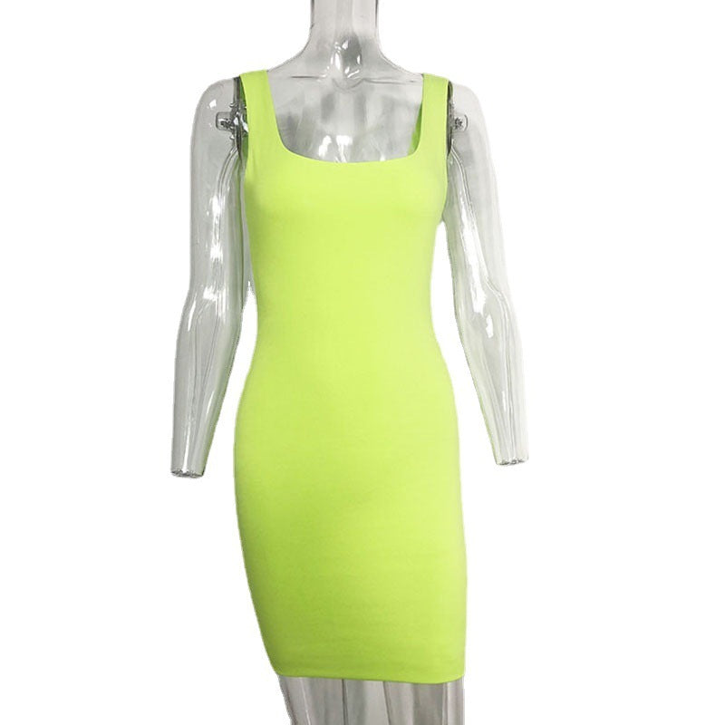 Rückenfreies Club Mini Bodycon Sommerkleid Damen