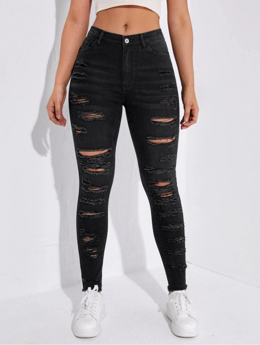 All-Match-Skinny-Jeanshose für Damen