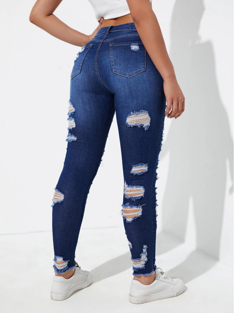 All-Match-Skinny-Jeanshose für Damen