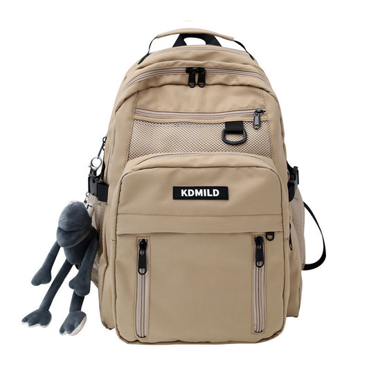 High Capacity Waterproof Zippers Backpack