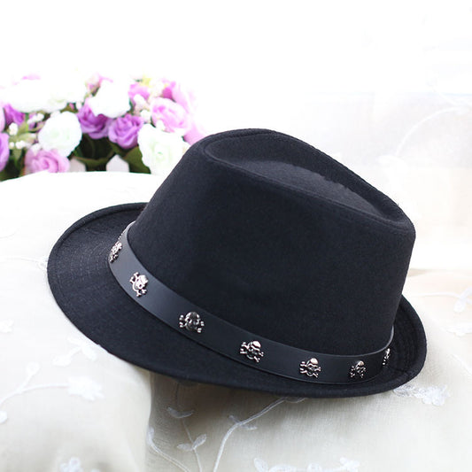 Hat Women Go Shopping British Retro Winter Woolen Hat