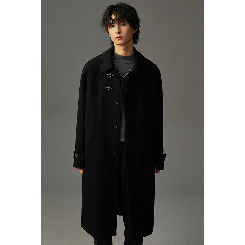 Winter Double-sided Woolen Coat Men