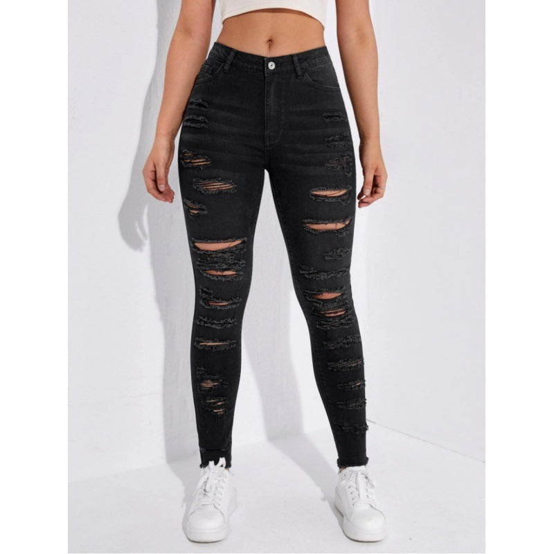 All-Match-Skinny-Jeanshose für Damen